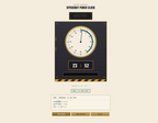 PUNCH CLOCK, DIGITAL — EFFICIENCY MODEL